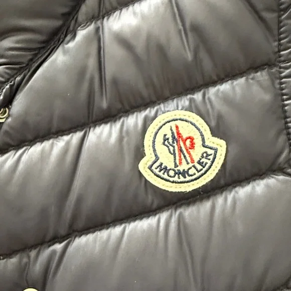 Moncler authentic Liane Gilet navy blue fitted girls down vest size 8A - Picture 4 of 10